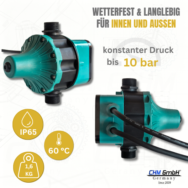 Pumpensteuerung CH 18 S, 2,2 KW mit Ausschaltdruck