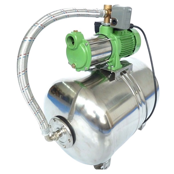 Hauswasserwerk CMP 1300 5,5 Bar 50L Edelstahl DS Set PS 02 verkabelt