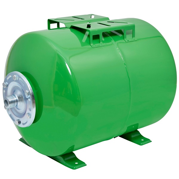 Drucktank CF 50 l Stahl 8 Bar mit Druckschalterset und Panzerschlauch 60 cm