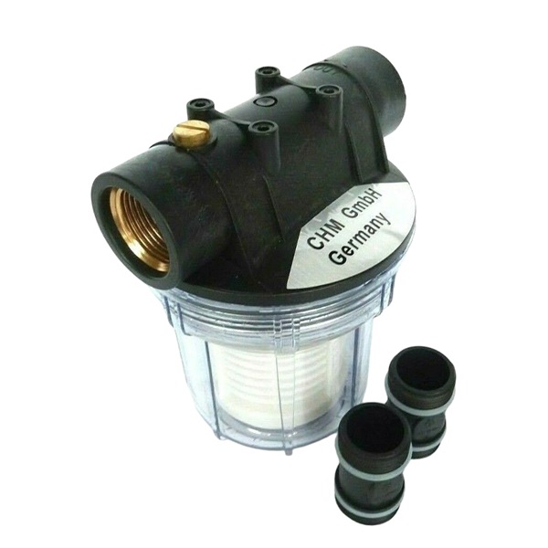 Wasserfilter Schmutzfilter1 l für HWW schwarzer Deckel 3000-5000  l/h