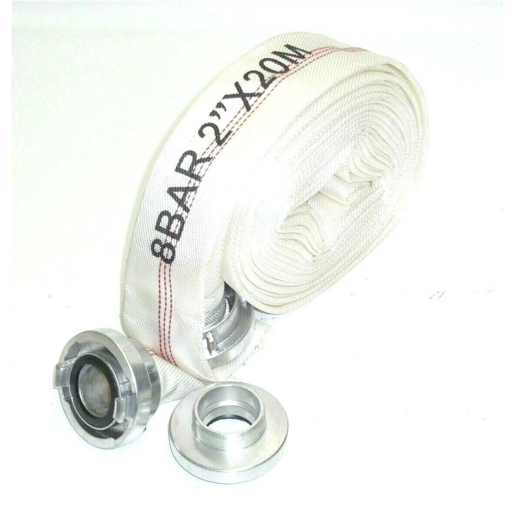 Bauschlauch 2" 20m 8 Bar mit C-Storz Anschlüsse