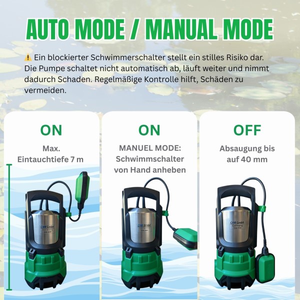 Schmutzwasserpumpe CSP 1100-L