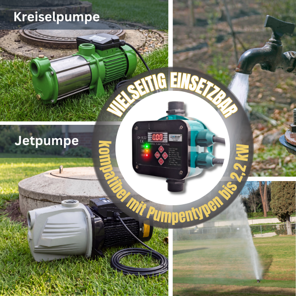 Pumpensteuerung CH 18 S, 2,2 KW mit Ausschaltdruck