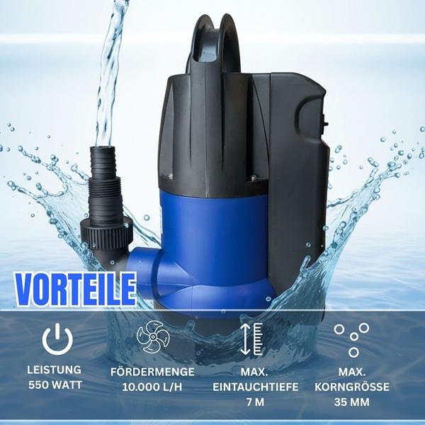 Schmutzwasserpumpe CSP-555PW