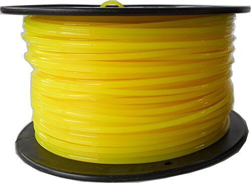 Alu Fadenkopf + gelb 3 mm X 100 m, sechskant