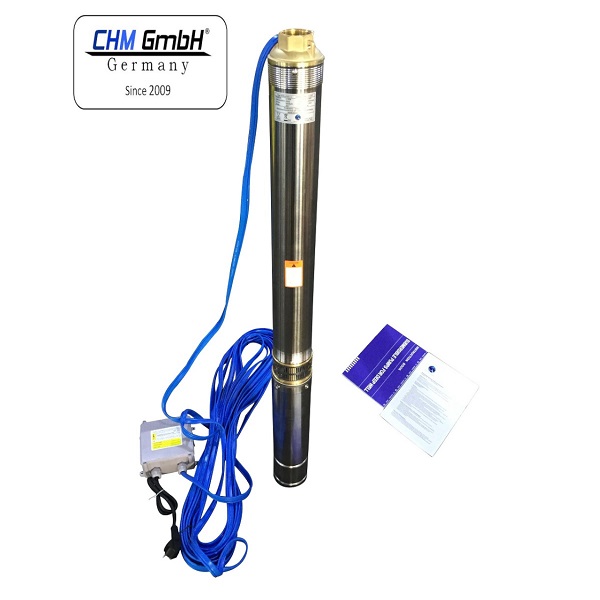 Tiefbrunnenpumpe 75QJD224-0.75, 20m Kabel Tiefbrunnenpumpe 75QJD224-0.75, 30m Kabel
