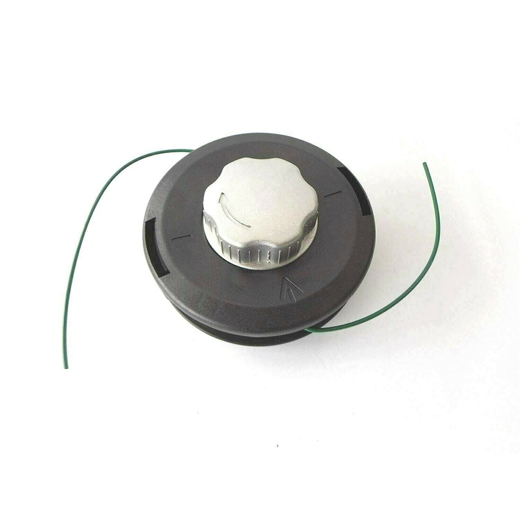 Fadenkopf silber + Ersatzfaden grün 2,4 mm X 15 m sechskant