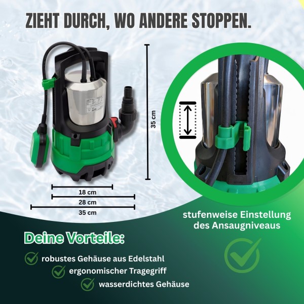 Schmutzwasserpumpe CSP 1100-L