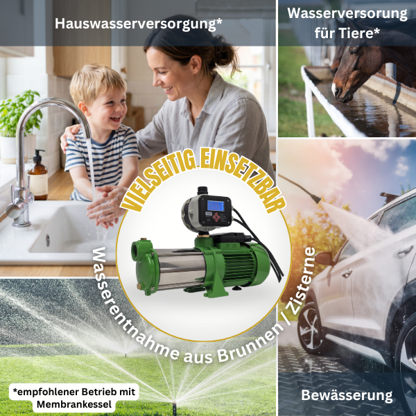 Kreiselpumpe HMC 170-5SH + Drucksteuerung  CH 20