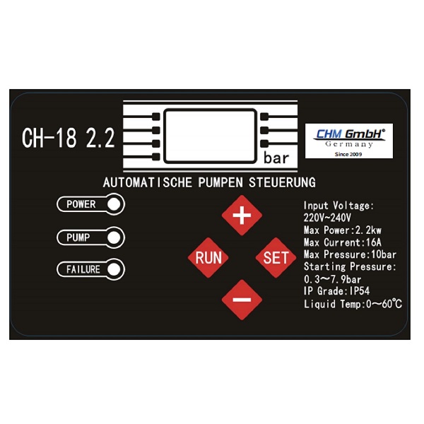 Pumpensteuerung CH 18, 2,2 KW
