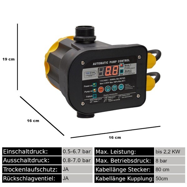 Kreiselpumpe HMC 6SC +  EPC 12