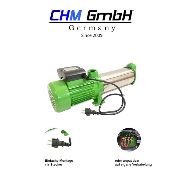 Kreiselpumpe HMC 10 SC 1,25 Zoll,  11 bar  8600 l/h