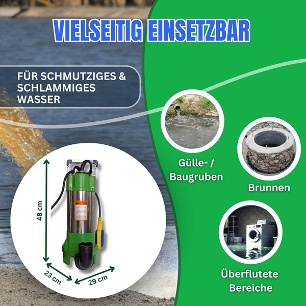 Schmutzwasserpumpe V 750 C