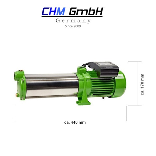 Kreiselpumpe CMCP25-6S 1,1 Kw 6 bar 5.100 l/h
