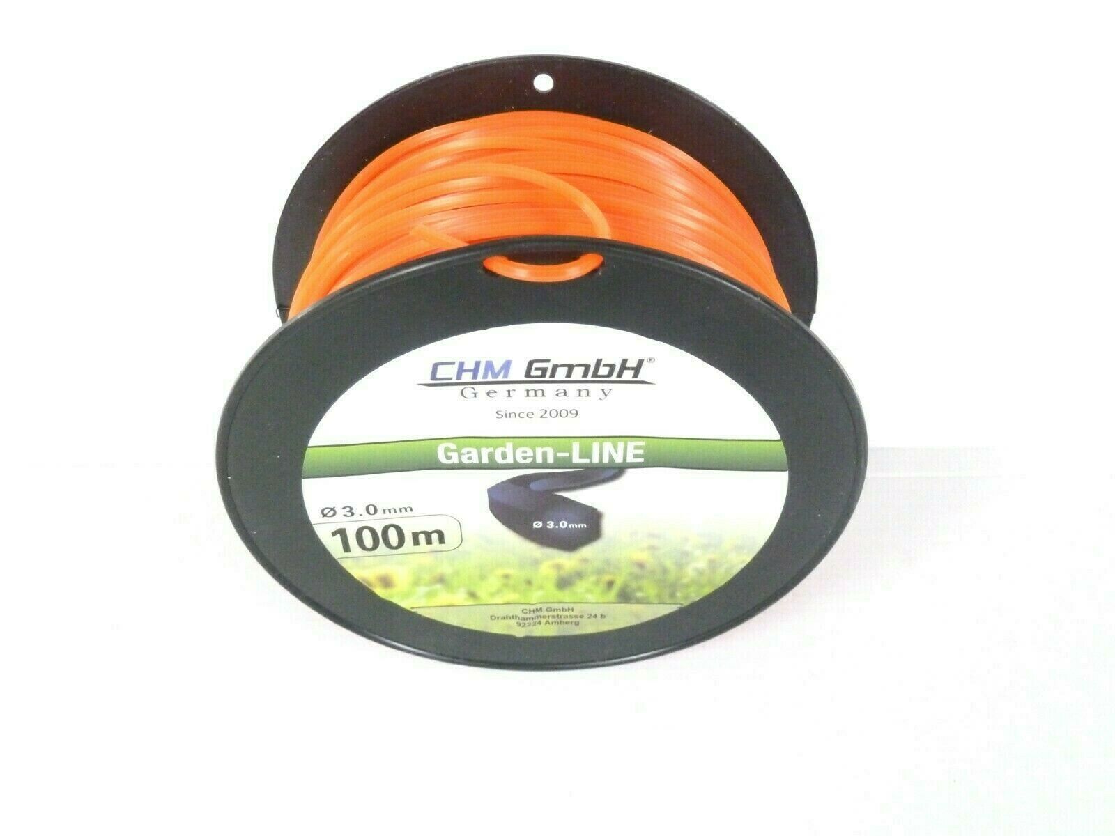 Ersatzfaden orange 3 mm x 100 Meter, sechskant