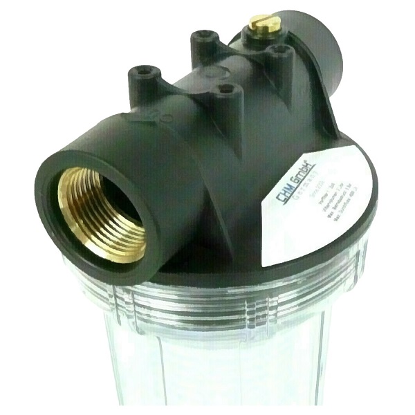 Wasserfilter 2 l für HWW schwarzer Deckel, 6000 l/h