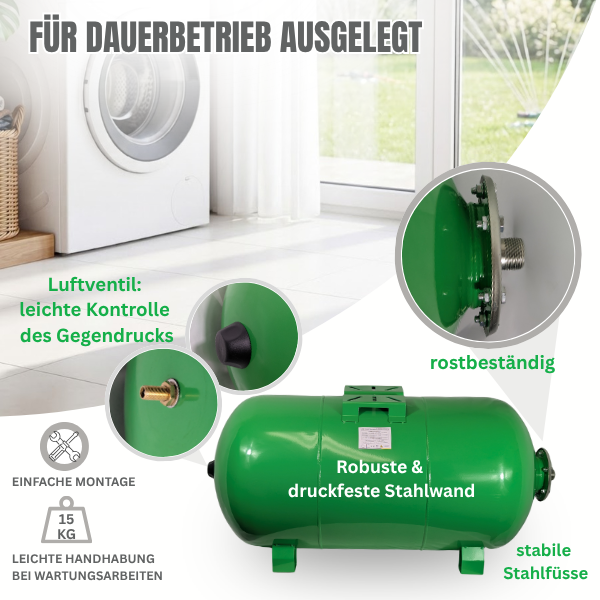 Membrankessel 150 Liter Stahl TY-08 max.10 Bar