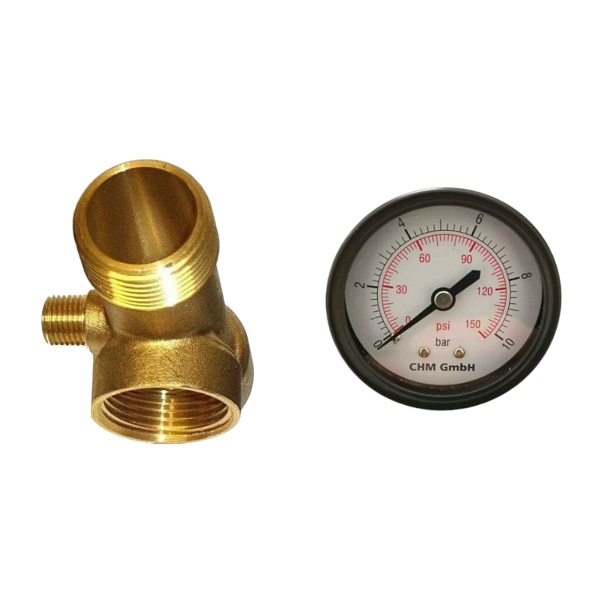 Hauswasserwerk CMP 1300 5,5 Bar 50L Edelstahl DS Set PS 02 verkabelt