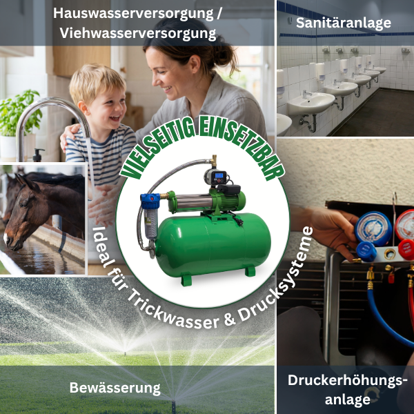 Hauswasserwerk 10 SC 150 L CH20 11 Bar 2,2 Kw