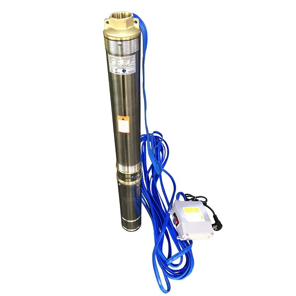 Tiefbrunnenpumpe 75QJD224-0.75, 50m Kabel