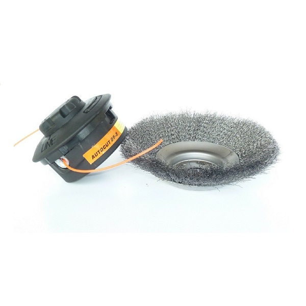 Unkrautbürste soft und Fadenkopf A010