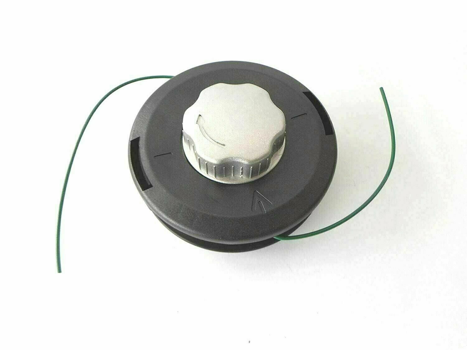 Fadenkopf silber +  3 X Ersatzfaden blau 2,65 mm  X 15 m, sechskant