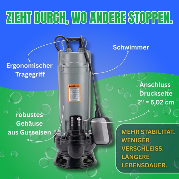 Schmutzwasserpumpe Magnum 4500 WQD 1500