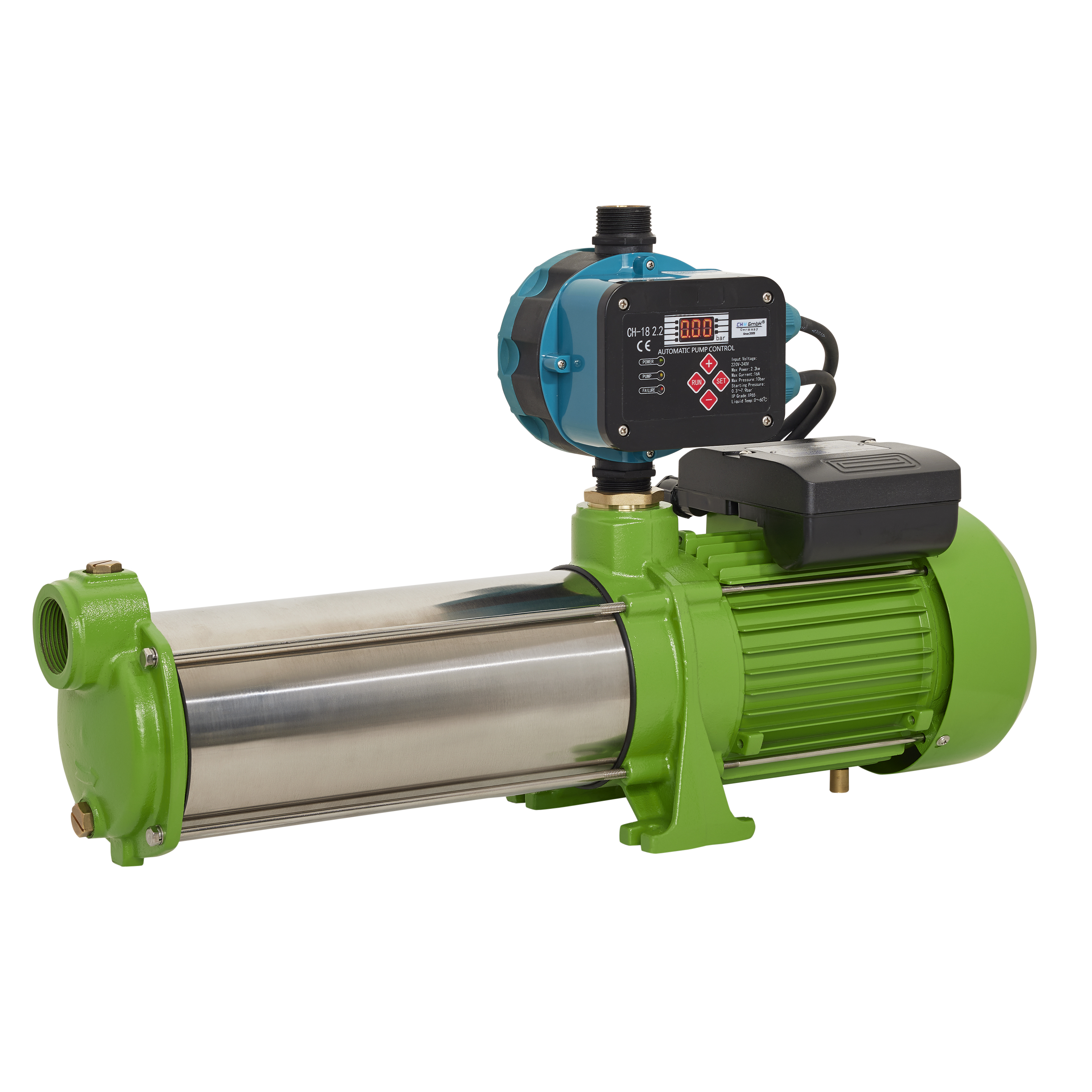 Kreiselpumpe HMC 10 SC 1,25 Zoll + Drucksteuerung CH 18