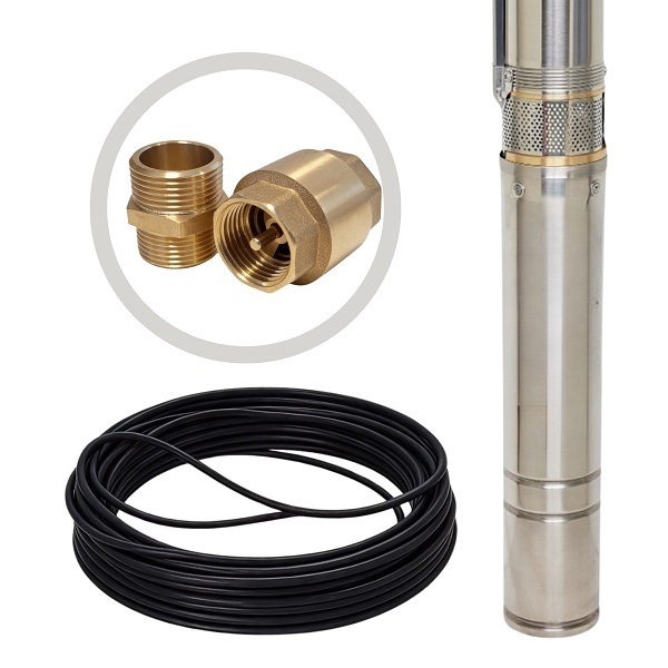 Tiefbrunnenpumpe 3,5 SDM 3/12 750 Watt