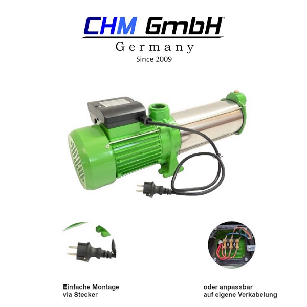 Kreiselpumpe HMC 8SC 1.5 Kw, 8,4 bar, 8.400 l/h