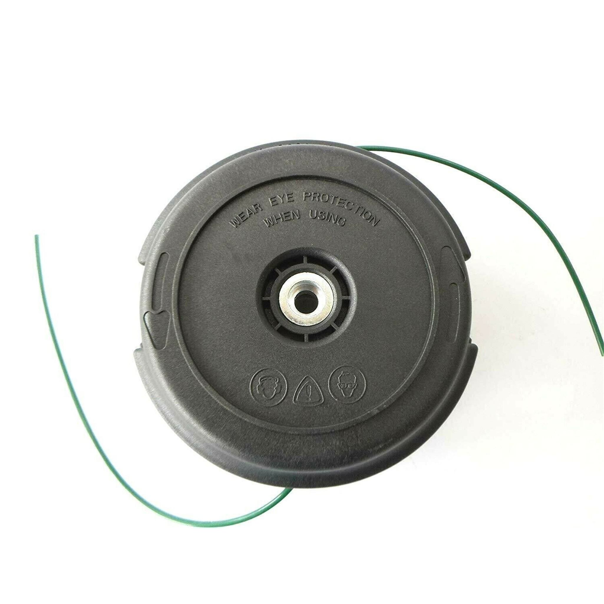 Fadenkopf silber + Ersatzfaden grün 2,4 mm X 15 m sechskant