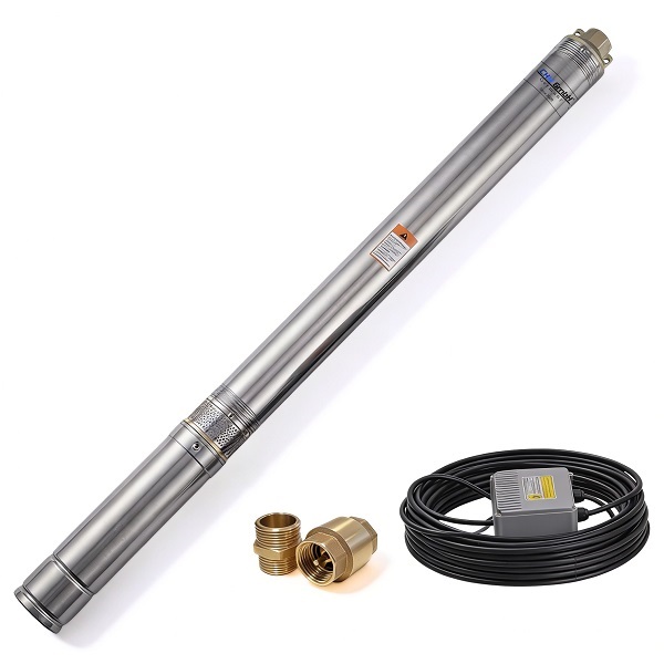Tiefbrunnenpumpe 65QJD132-0.55, 20 m Kabel