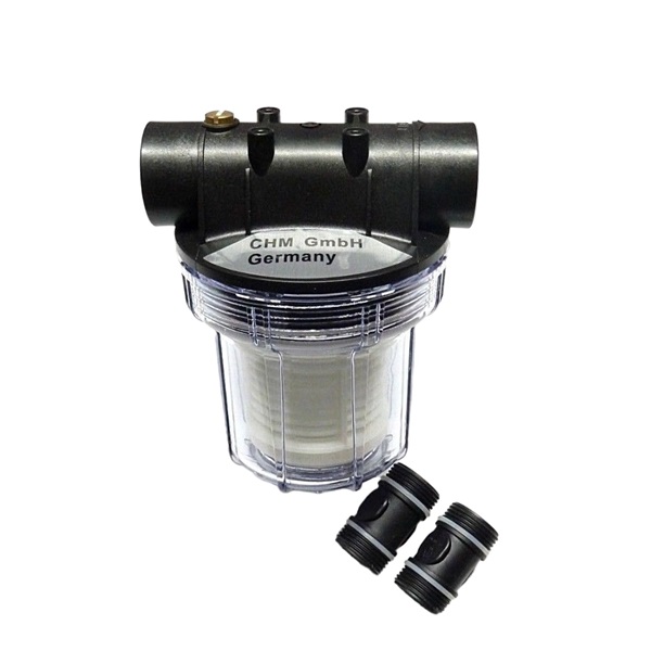 Wasserfilter Schmutzfilter1 l für HWW schwarzer Deckel 3000-5000  l/h