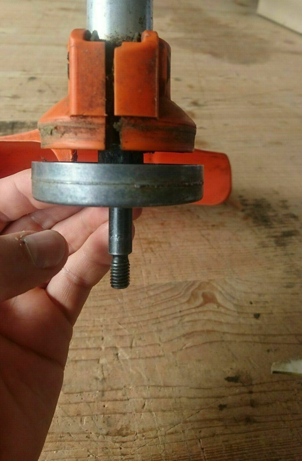 Unkrautbürste soft mit Adapterset M 8 und Reduzierring 20 mm