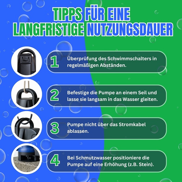 Schmutzwasserpumpe CSP-555PW