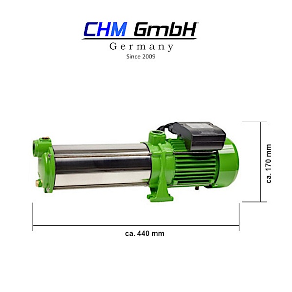Kreiselpumpe HMC 10 SC 1,25 Zoll + Drucksteuerung CH 18