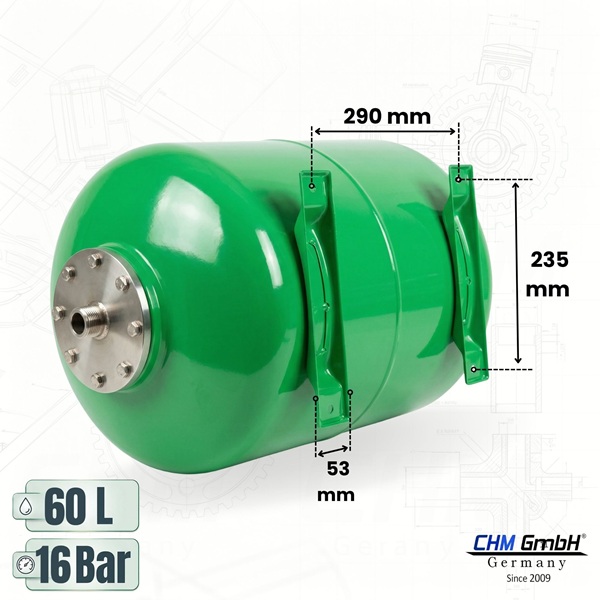 NCF 60 Liter Stahl max.16 Bar
