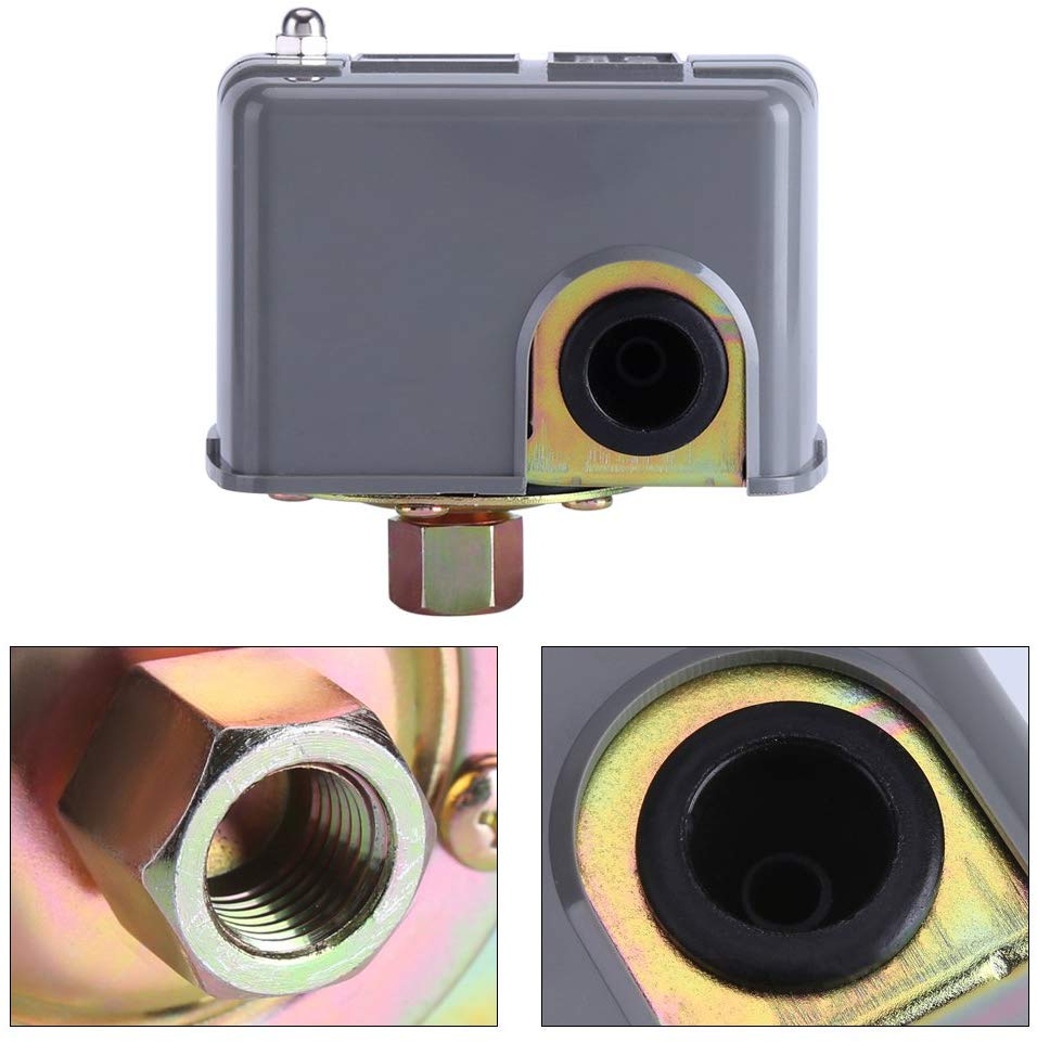 Drucktank 24 l Stahl, Druckschalterset und 50 cm Panzerschlauch