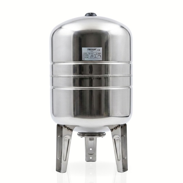Membrankessel STVT 100 L Edelstahl 8 Bar vertikal