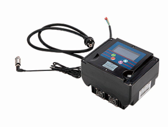 Tiefbrunnenpumpe 3,5" 4800 l/h 6,1 mit Inverter und 24 L Edelstahl Tank