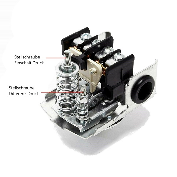 Druckschalter PS-05 schwarz ohne Kabel
