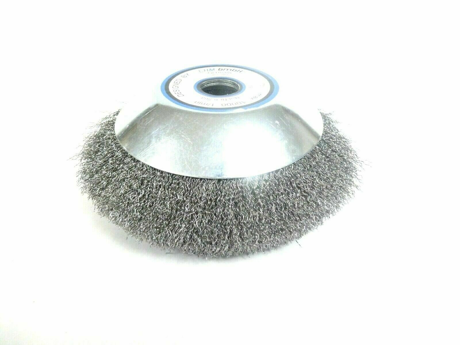 Unkrautbürste soft mit Adapterset M 10 und Reduzierring 20 mm