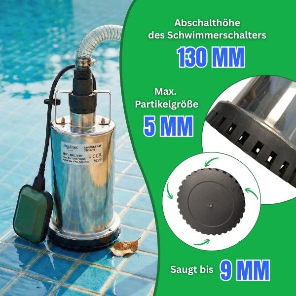 Tauchpumpe CSP-401S Edelstahl