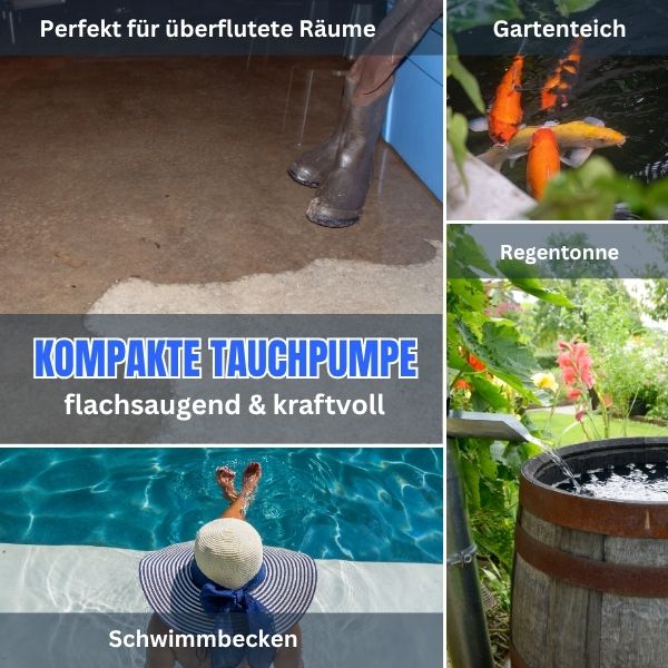 Tauchpumpe CSP-407P integrierter Schwimmwerschalter