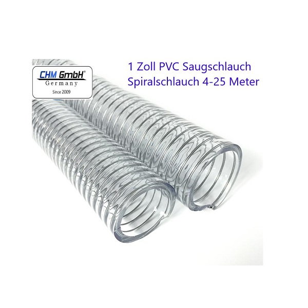 Saugschlauch 1 " transparent, 25m
