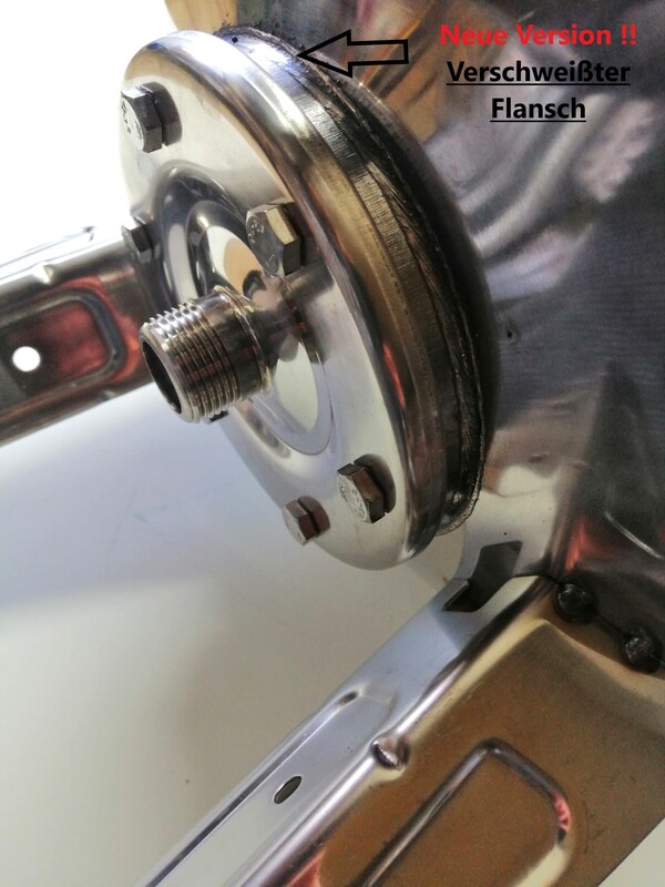 Membrankessel STVT 100 L Edelstahl 8 Bar vertikal Membrankessel STVT 100 L Edelstahl 6 Bar