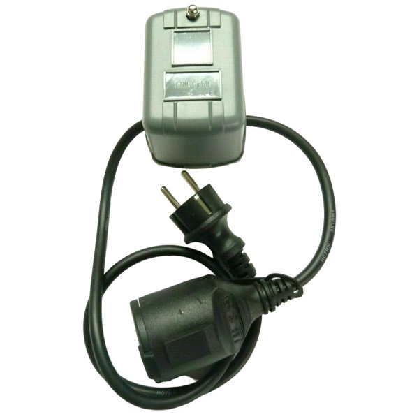 Druckschalter grau mit Kabel PS-02