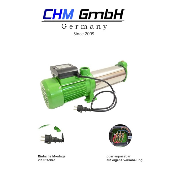 Kreiselpumpe CMCP25-6S 1,1 Kw 6 bar 5.100 l/h