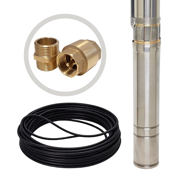 Tiefbrunnenpumpe 3,5 SDM 3/10  550 Watt