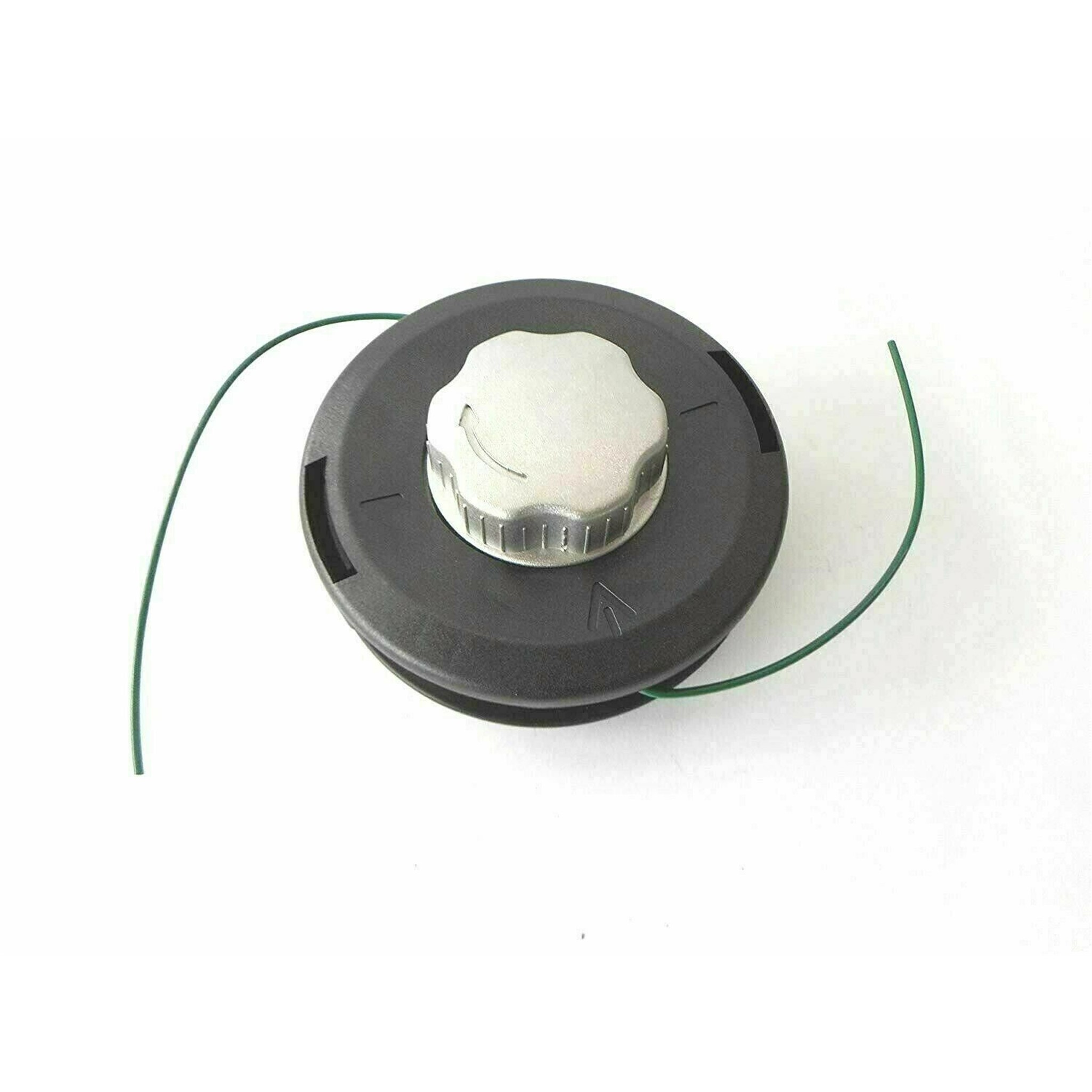 Fadenkopf silber +  3 X Ersatzfaden blau 2,65 mm  X 15 m, sechskant